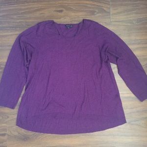 SOLD EILEEN FISHER Crewneck Sweater Cotton Wool